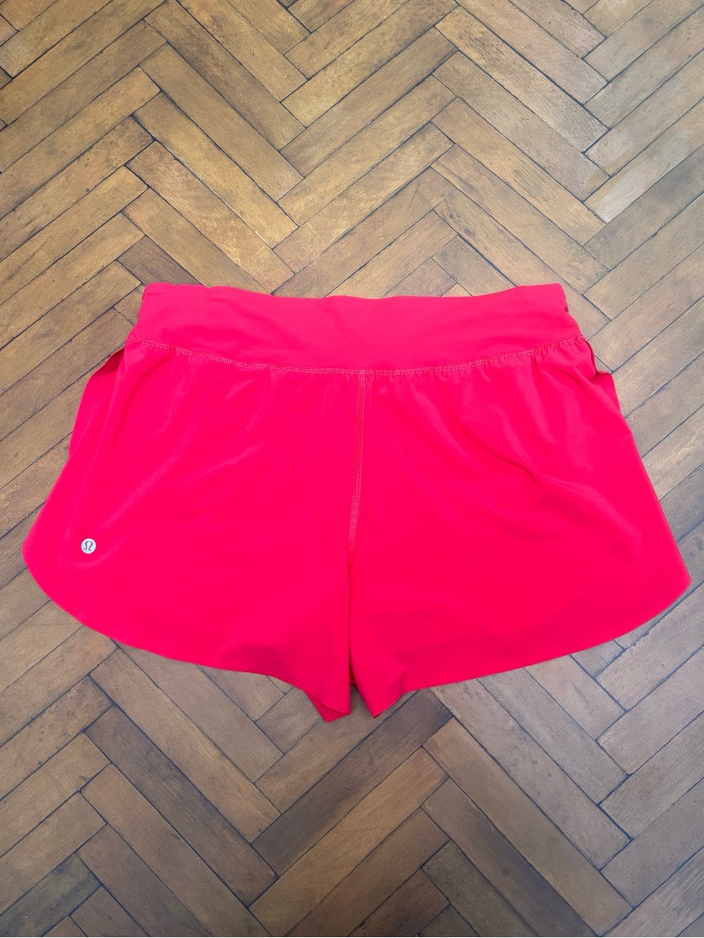 Lululemon Fast And Free High Rise Shorts 3" In Red Glow Size Large - Picture 2 of 6